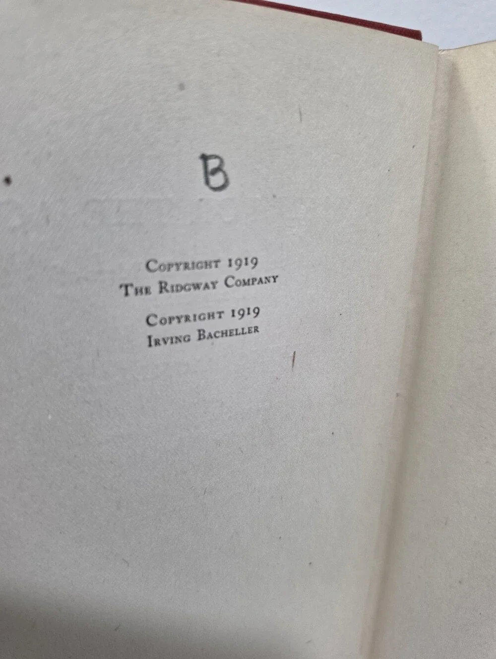 Antique Book Set By Irving Bacheller